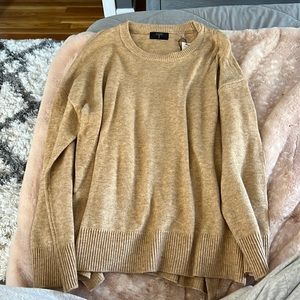 Cream brown sweater